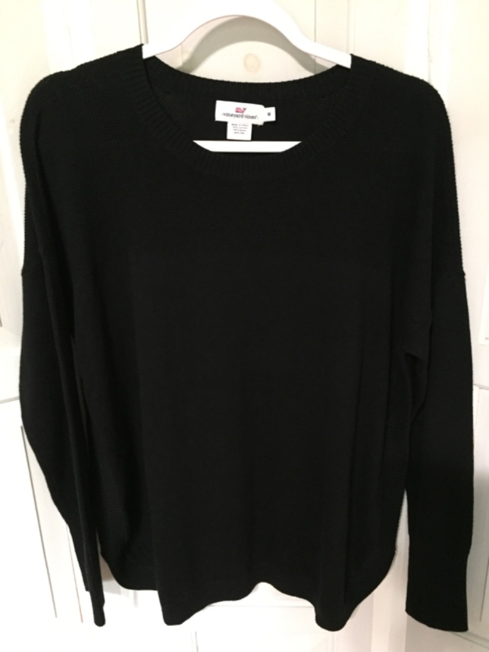 Vineyard Vines Women's Black Crewneck Sweater